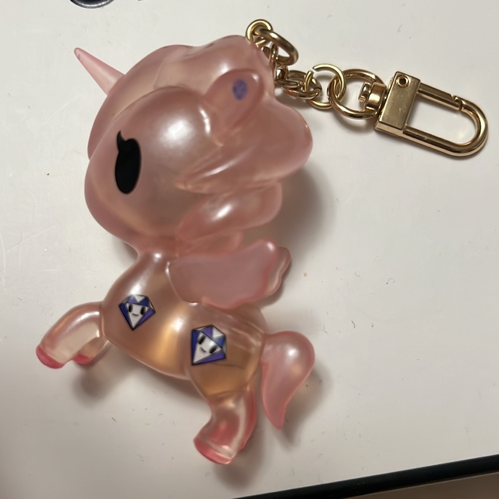 Brand new tokidoki Pink Unicorn Keychain
